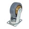 Vestil Rubber Swivel Caster 5 In. Diameter x 2 In. Width 661 Lb. Capacity Dark Gray/Gold CST-KSM-5X2MR-S - alternate 7